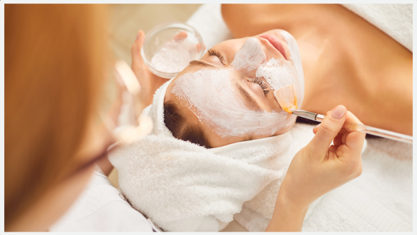 Image of woman getting a spa treatment