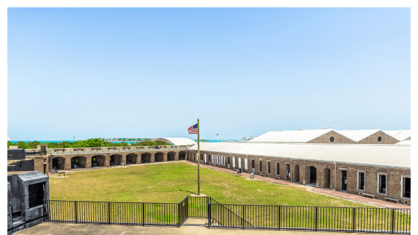 Fort Zachary Taylor at southern tip of Key West