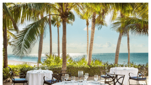 Latitudes restaurant in Key West on the beach