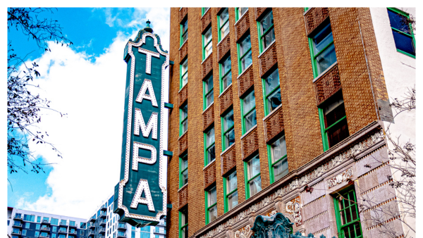 Image of the Tampa Theatre sign