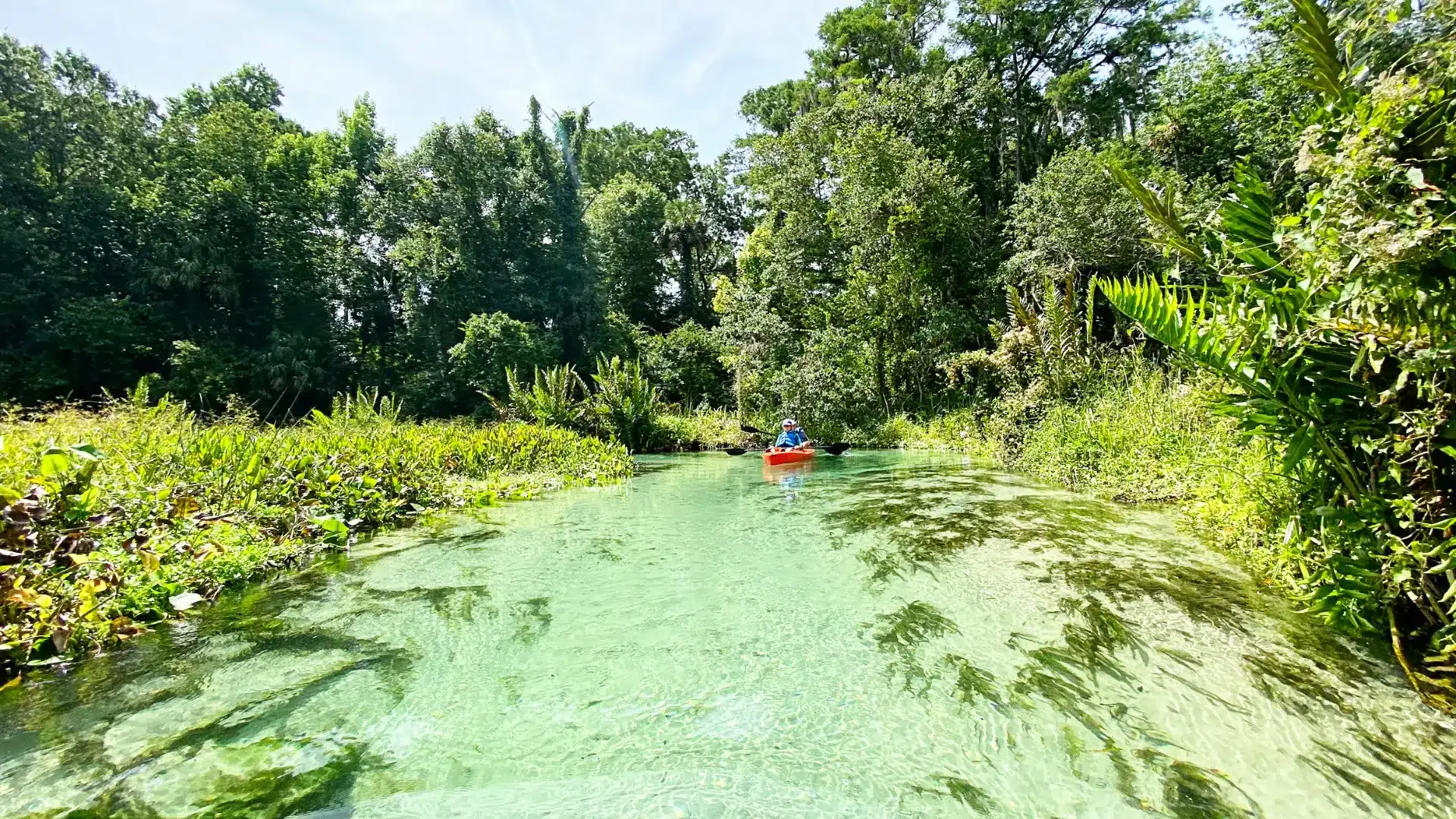 People kayaking north of Davenport Florida