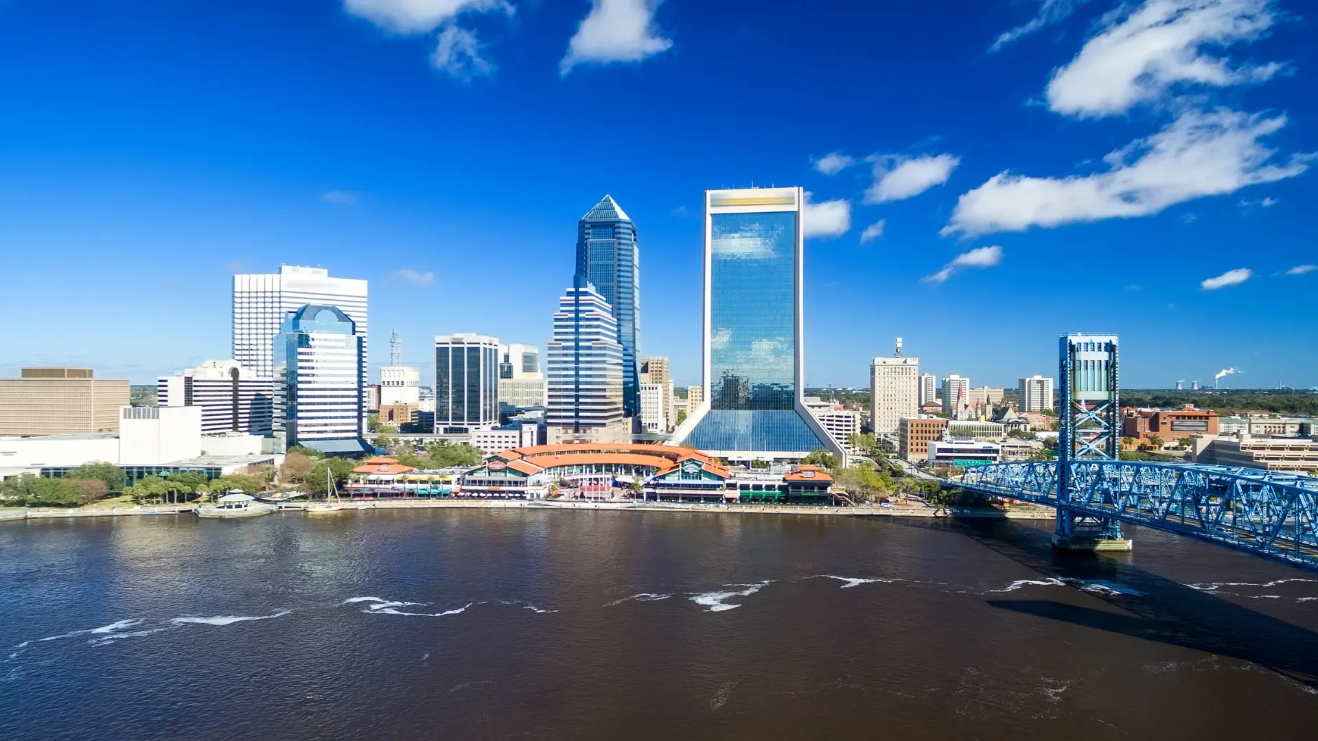 Skyline view of downtown Jacksonville, Florida