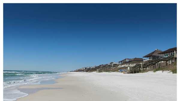 View of Rosemary Beach near Seacrest, FL