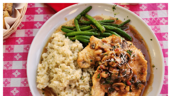 View of a food dish from Lola & Giuseppe’s Trattoria