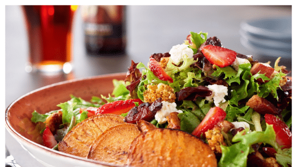 View of the Harvest Salad dish at TownHall in Cleveland