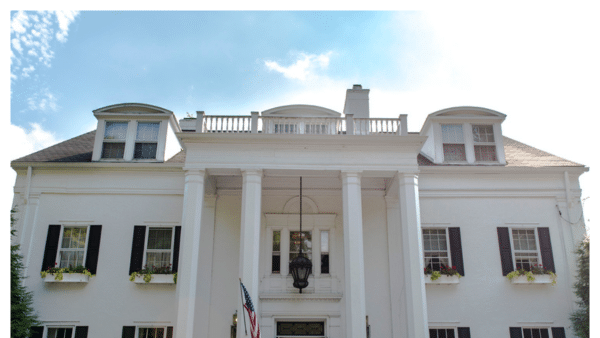 View of the exterior of the Crabtree's Kittle House