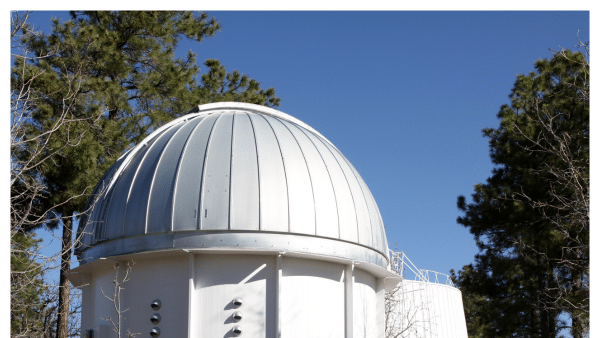 View of the telescope dome of the Lowell Observatory