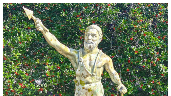 View of Vulcan god statue at the Vulcan Park and Museum