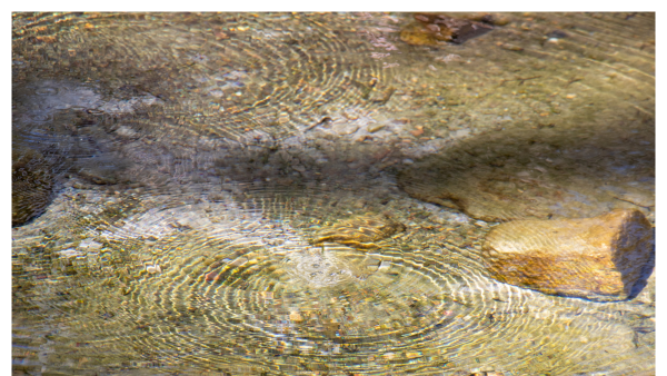 View of mineral water in Berkeley Springs West Virginia