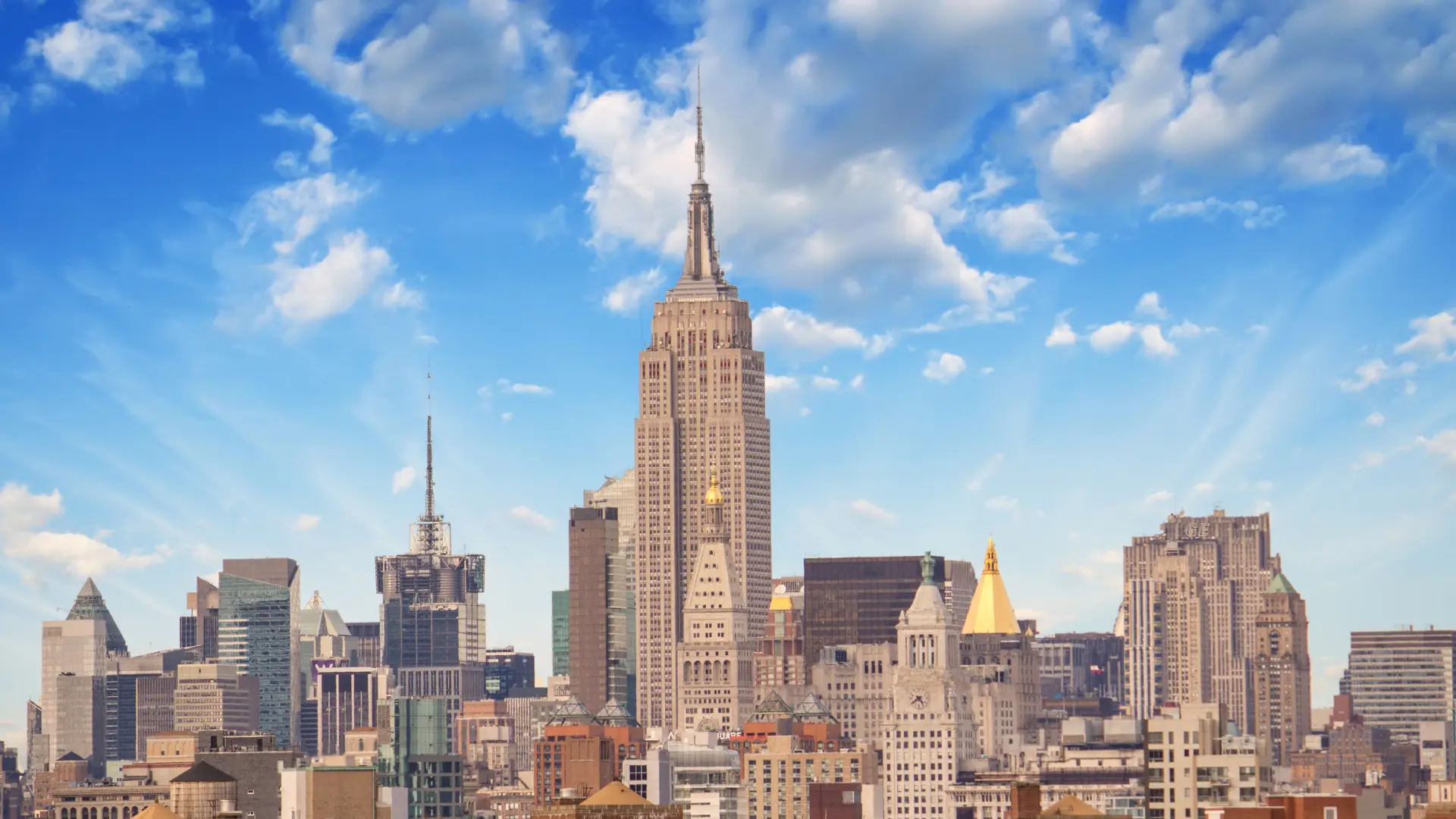 View of the Empire State Building in NYC