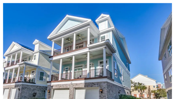 View of the Sands Beach House 308 in Myrtle Beach