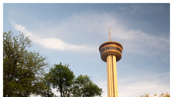 View of the Tower of the Americas in San Antonio