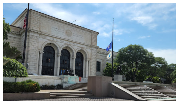 View of the exterior of Detroit Institute of Arts