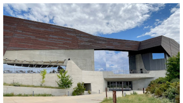 View of the exterior of the Natural History Museum of Utah