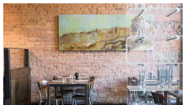 View of the interior dining area at Pago in Salt Lake City