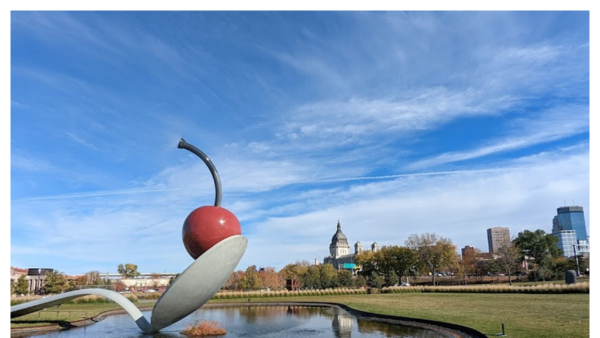 View of the Minneapolis Sculpture Garden during the daytime